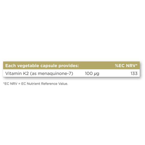 Solgar Vitamin K2 100mcg 50 Unidades - Imagem 3