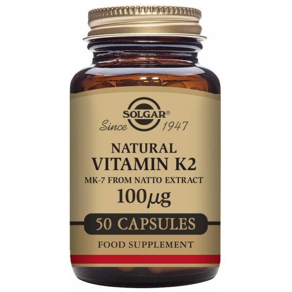 Solgar Vitamin K2 100mcg 50 Unidades