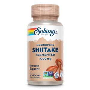 Solaray Shiitake 500mgr 60 Unidades