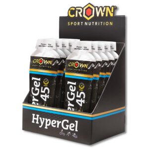Crown sport nutrition Caixa De Géis De Energia Neutra Hyper 45 75g 10 Unidades