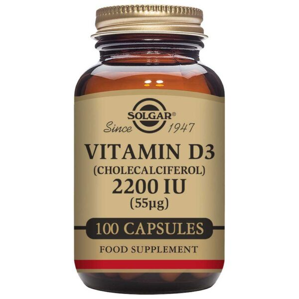 Solgar Vitamin D3 2200Iu 55mcg 100 Unidades