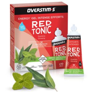 Overstims Eucalipto Menta Líquido Red Tonic Sprint Air 30gr 10 Unidades