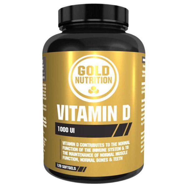 Gold nutrition Vitamina D3 1000 UI 120 Unidades Sabor Neutro