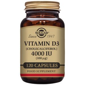 Solgar Vitamin D3 4000 Iu 100mcg 120 Unidades