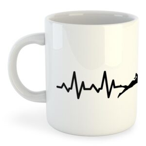 Kruskis Caneca Swimming Heartbeat 325ml