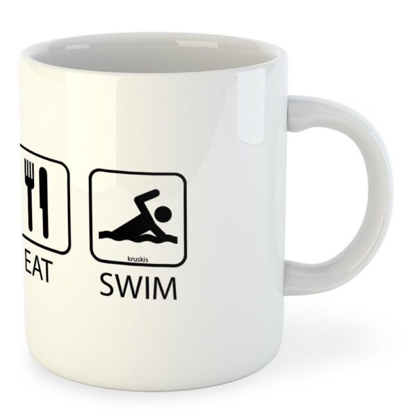 Kruskis Caneca Sleep Eat And Swim 325ml