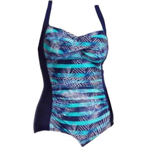 Funkita Fato De Banho Com Bolso Para Mastectomia Ruched Palm Pilot