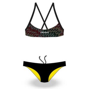 Head swimming Bikini Team Printed Low