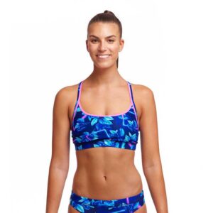 Funkita Top De Biquíni Sports Leaf Laser