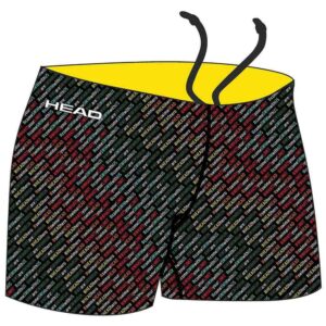 Head swimming Boxer De Natação Team Printed