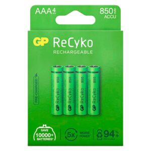 Gp batteries Baterias ReCyko NiMH AAA 850mAh