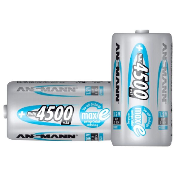 Ansmann Recarregável Baby C MaxE NiMH 4500mAh Baterias - Imagem 2
