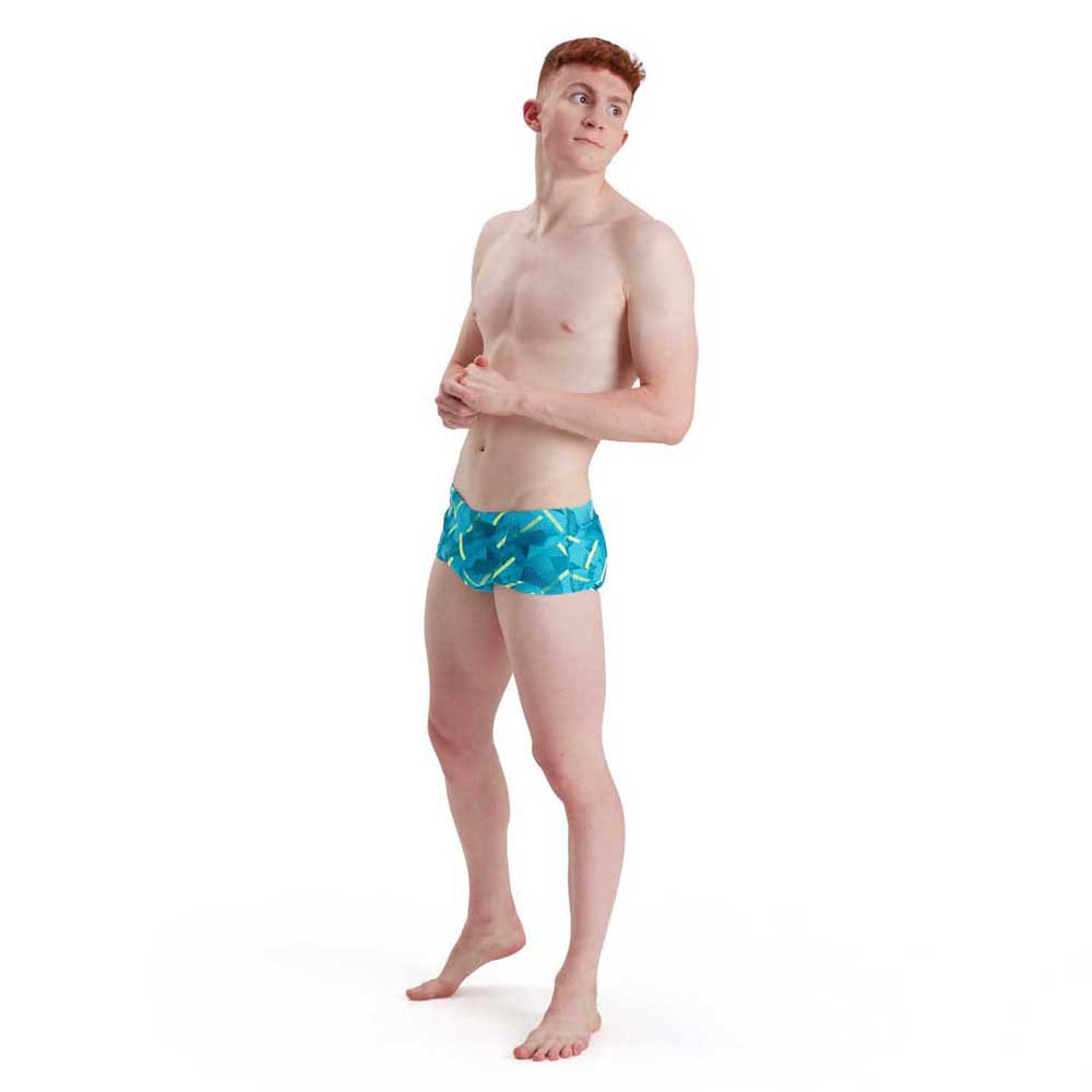 Speedo Boxer Geo Stripe V 17 cm Club Training Allover - Imagem 8