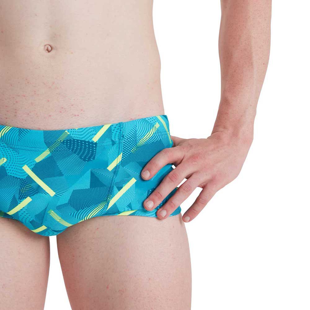 Speedo Boxer Geo Stripe V 17 cm Club Training Allover - Imagem 4