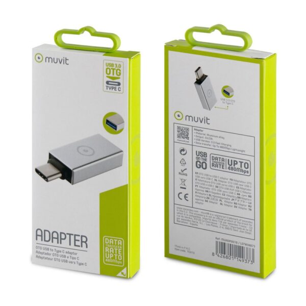 Muvit Adaptador Para Tipo C USB OTG 3.0