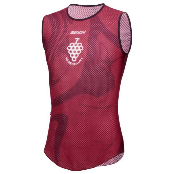 Santini Camisola Interior Sem Mangas Bordeaux Tour De France 2023 - Imagem 3