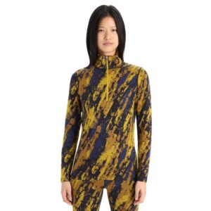 Icebreaker Camisola Interior Manga Comprida 250 Vertex Half Zip Sedimentary