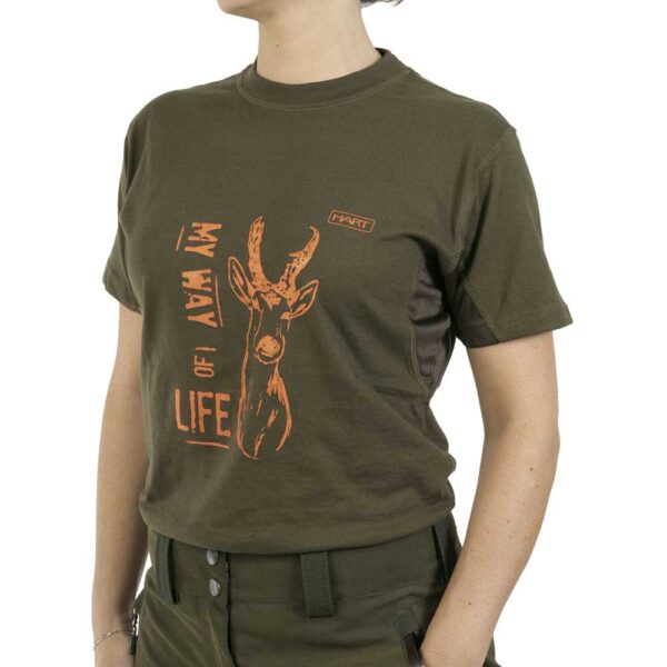 Hart hunting Camiseta De Manga Curta Branded Roe Deer