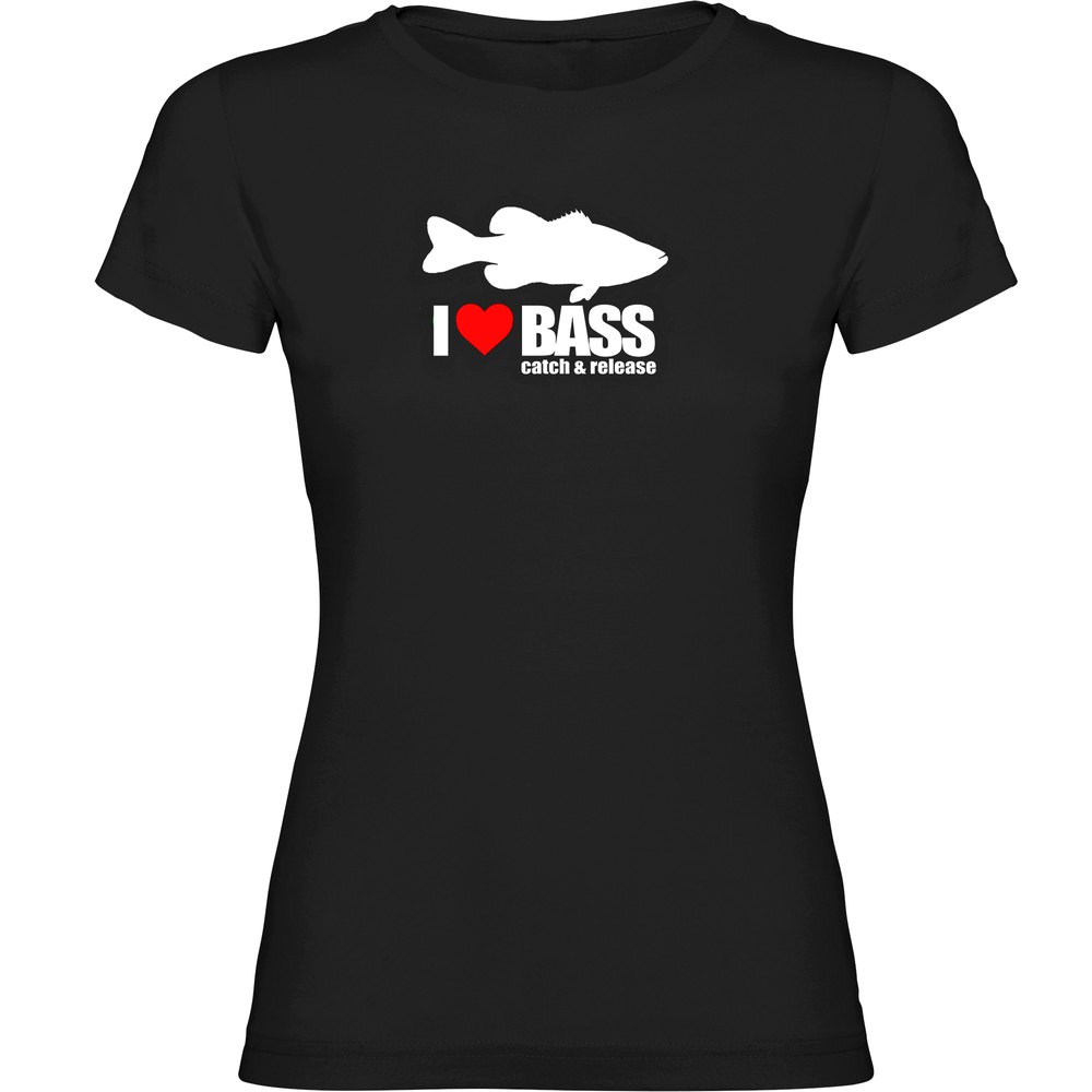 Kruskis Camiseta De Manga Curta I Love Bass