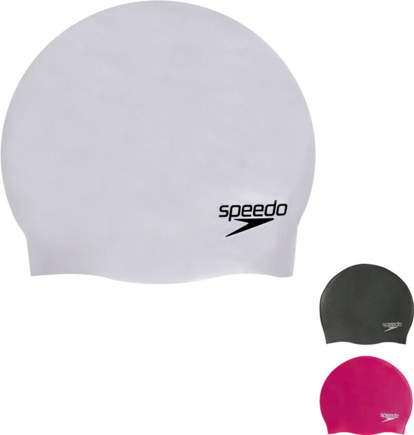 Speedo Silicone moldado simples - Touca de natação