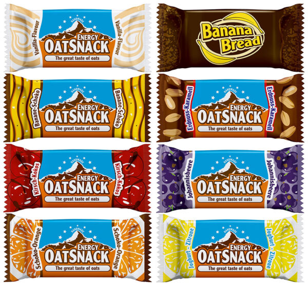 Pacote de teste de barra energética OatSnack II