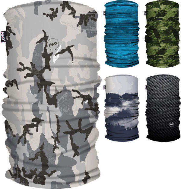 HAD Printed Fleece - tecido multifuncional ciclismo