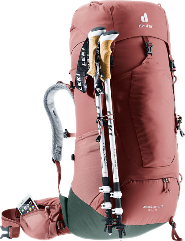 deuter Aircontact Lite 45+10 SL - Mochila feminina para trekking - Imagem 7