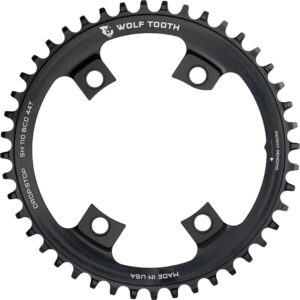 Componentes de dente de lobo Shimano 110 BCD coroa assimétrica de 4 parafusos