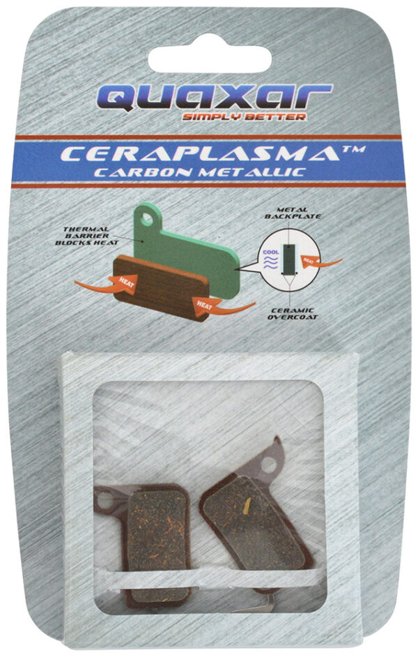 Pastilhas de freio a disco semimetálicas Quaxar SRAM Red22 / Force22 / Rival22 / Level - Imagem 2