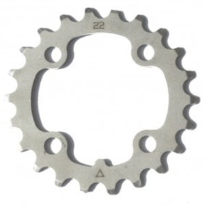 Coroa Stronglight MTB 9 velocidades 4 braços Ø 64 mm 22 dentes