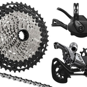 Kit de atualização Shimano XTR M9100 1x12 velocidades 10-45 braçadeira