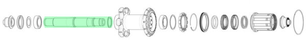 Mavic Instant Drive 360 Axle UB - Imagem 2