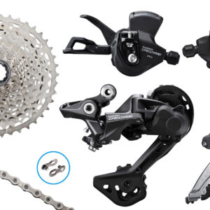 Kit de atualização Shimano DEORE M5100 2x11 velocidades 11-42 I-Spec EV