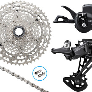 Kit de atualização Shimano DEORE M5100 1x11 velocidades 11-51 I-Spec EV
