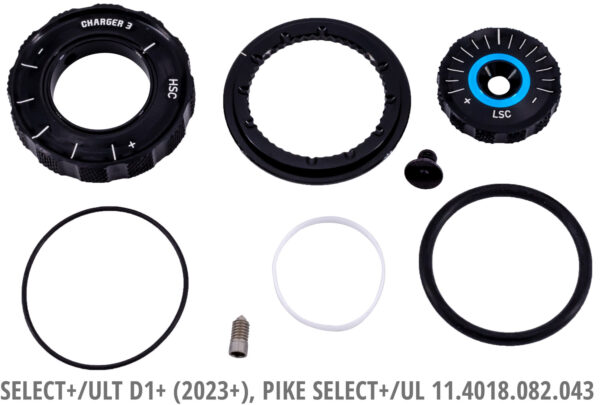 Kit de botão de compressão de garfo RockShox para Lyrik/Pike - Imagem 3