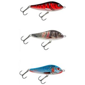 Salmo Crankbait Sem Lábios Afundando Rattlin Slider S 80 Mm