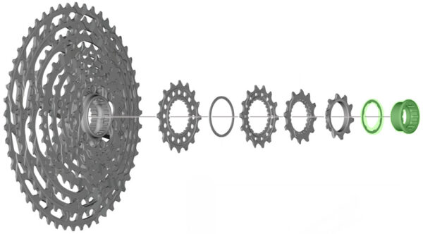 Shimano Lock Ring com espaçador para CS-M9100 - Imagem 3