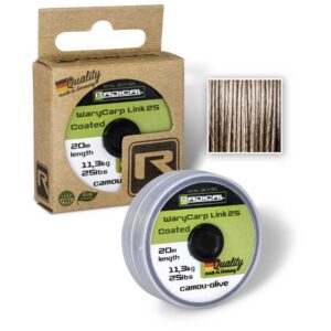 Radical Linha Carpfishing WaryCarp Link Coated 20 M