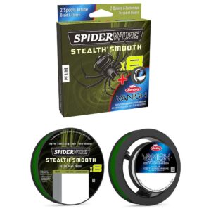 Berkley Trançado Spider Wire 150 M Desaparecer Fluorocarbono 40 M