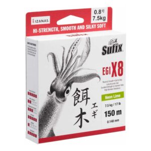 Sufix Trançado EGI X8 150 m