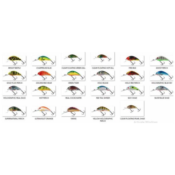 Salmo Isca De Manivela Rattlin Hornet Clear Floating 35 mm - Imagem 2