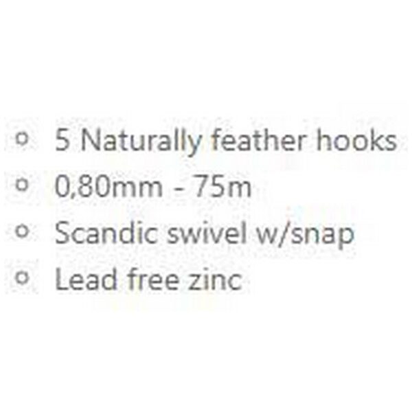Kinetic Vinil Trolling Sea Winder Feather Tail 75 m 0.800 mm 200g - Image 2