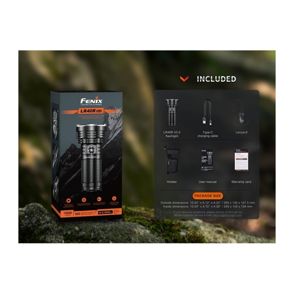 Fenix LR40R V2.0 - Lanterna 15000 lumens 14