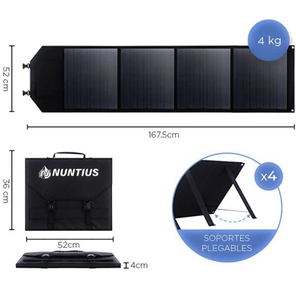Nuntius Painel Solar 120 W - Imagem 3