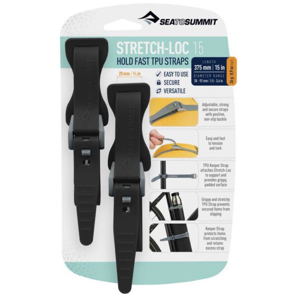Sea to summit StretchLoc 15 20mm X 375mm 2 Pack - Imagem 2