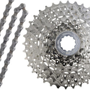 Conjunto de desgaste e desgaste Shimano ALIVIO CN-HG53+CS-HG400 9 velocidades 12-36