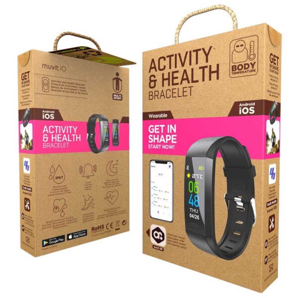 Muvit io Pulseira De Atividades Health Temp Lite - Imagem 5
