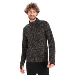 Icebreaker Suéter Elemental Zip Lichen