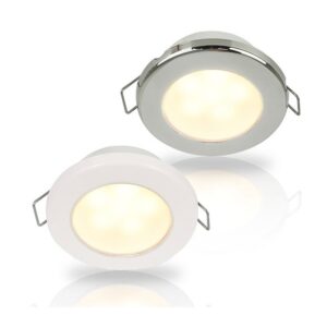 Hella marine Luz LED Quente De Aço Inoxidável Euroled 75 3W 12V 120 mm