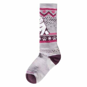 Smartwool Meias Longas Infantis Wintersport Full Cushion Polar Bear Pattern OTC